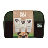 Bulldog Skincare Kit for Men with Wash Bag - Moisturiser, Face Wash & Face Scrub