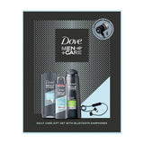 Dove Men+ Daily Care Gift Set with Body Wash, Shampoo, Deo & Bluetooth Headphones
