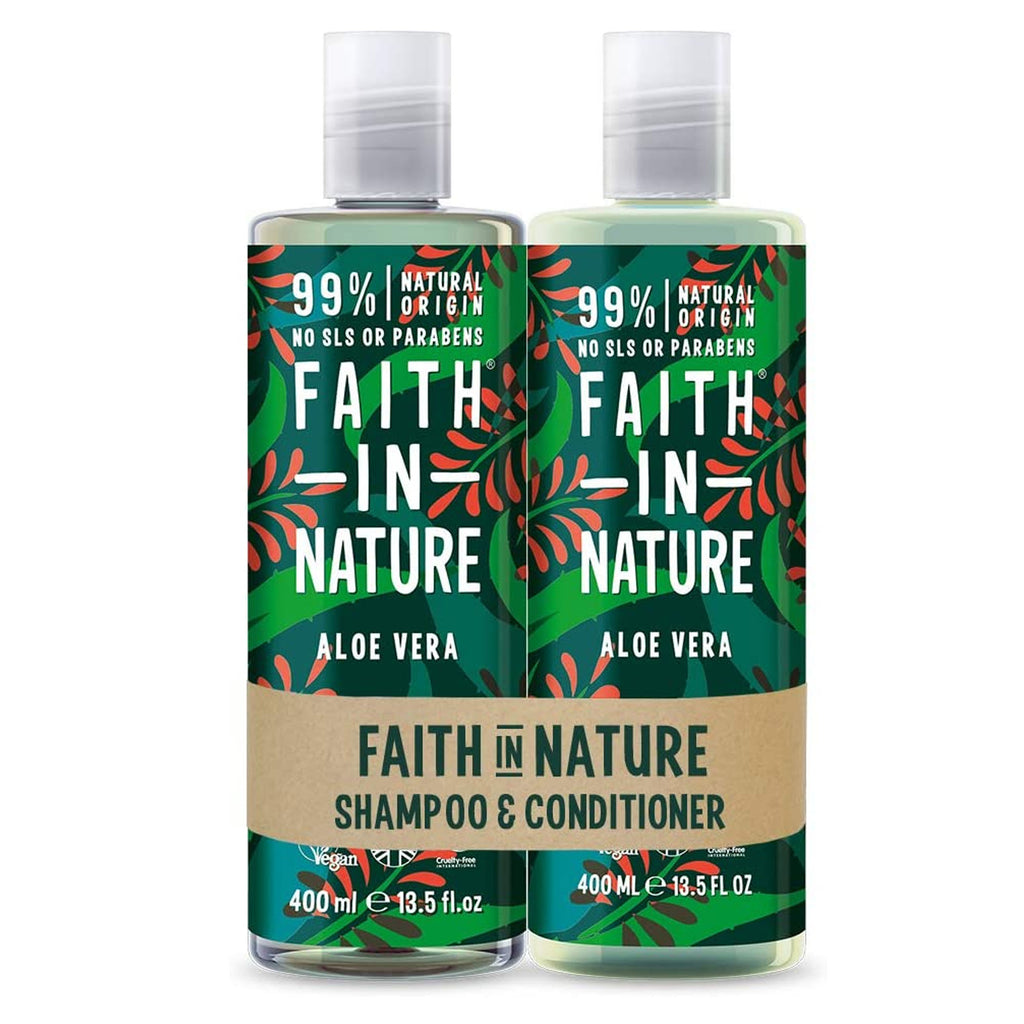 Faith In Nature Natural Shampoo & Conditioner Set - Aloe Vera