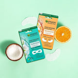 Garnier Skin Active Eye Mask Collection 4 x Hydrating Sheet Masks For Eyes