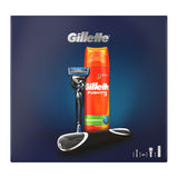 Gillette Fusion 5 ProShield Chill Flexball Razor Set with Shaving Gel & Case