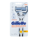 Gillette Skinguard Sensitive Power Handle Razor with Replacement Blade