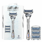 Gillette Skinguard Sensitive Starter Pack - Razor Handle + 4 Razor Blades