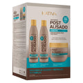 Kativa Hair Straightening Post Treatment Set with Shampoo, Conditioner & Mask (NEW PACKAGING)