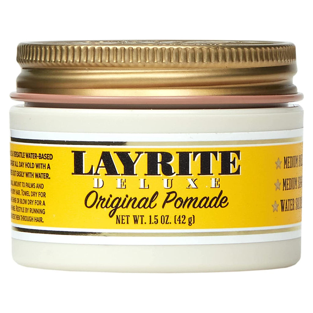 Layrite Deluxe Original Pomade Water-Based 42g/120g - Choose Yours