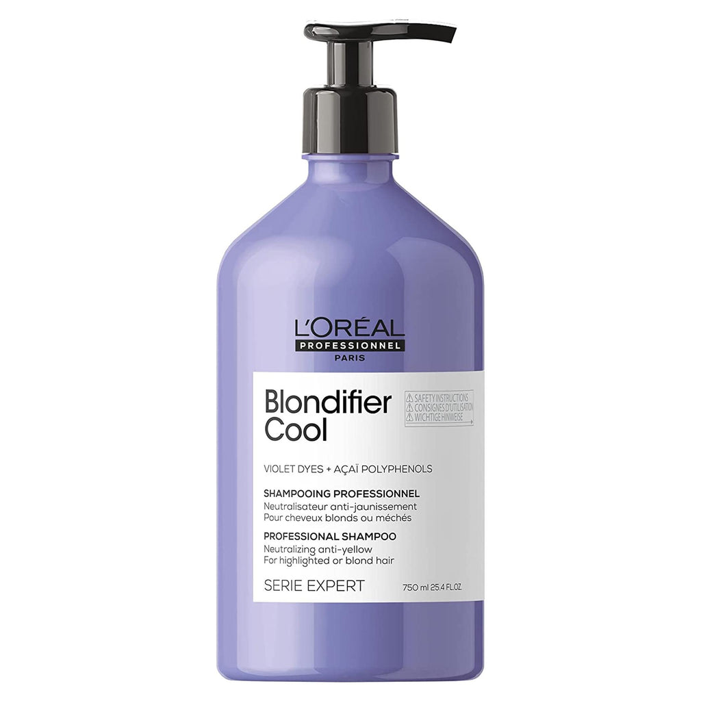 L'Oreal Serie Expert BLONDIFIER Cool Neutralising Anti Yellow Shampoo 750ml
