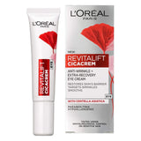 L'Oreal Revitalift CicaCrem Anti Wrinkle Extra Recovery Smooths Eye Cream 15ml
