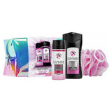 Lynx ATTRACT Gift Set For Her Body Spray, Body Wash, Shower Puff & Wash Bag