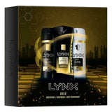 Lynx GOLD Trio Gift Set with Bodyspray, Bodywash & Anti-Perspirant