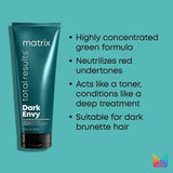 Matrix Total Results Dark Envy Red Neutralization Toning Hair Mask For Brunettes 200ml