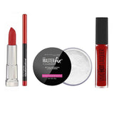 Maybelline Killer Red Lip Kit 5-Piece Make Up Gift Set