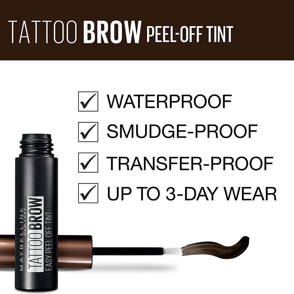 Maybelline New York Tattoo Brow Peel Off Eyebrow Gel Tint (VARIOUS SHADES)