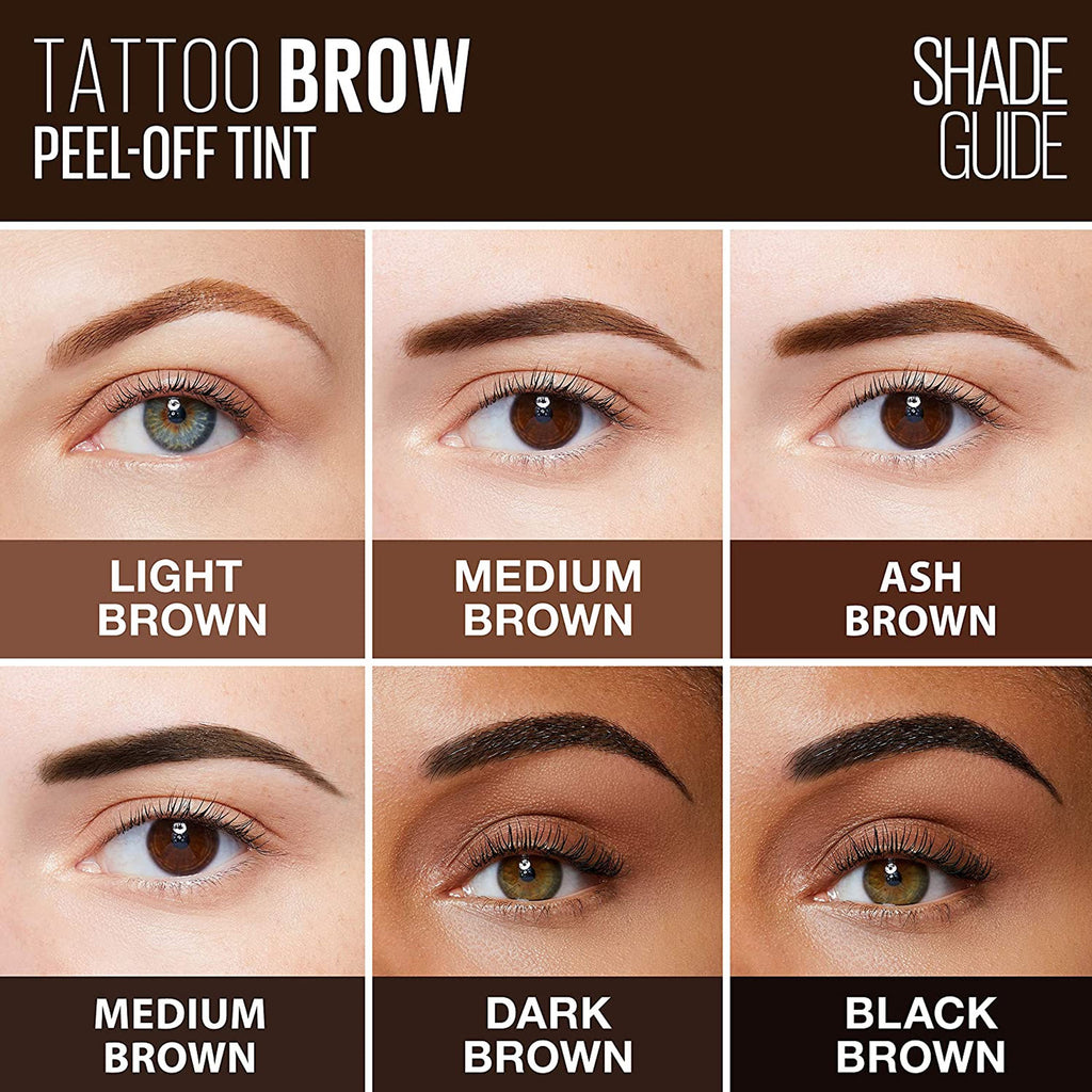 Tattoo brow clearance peel off