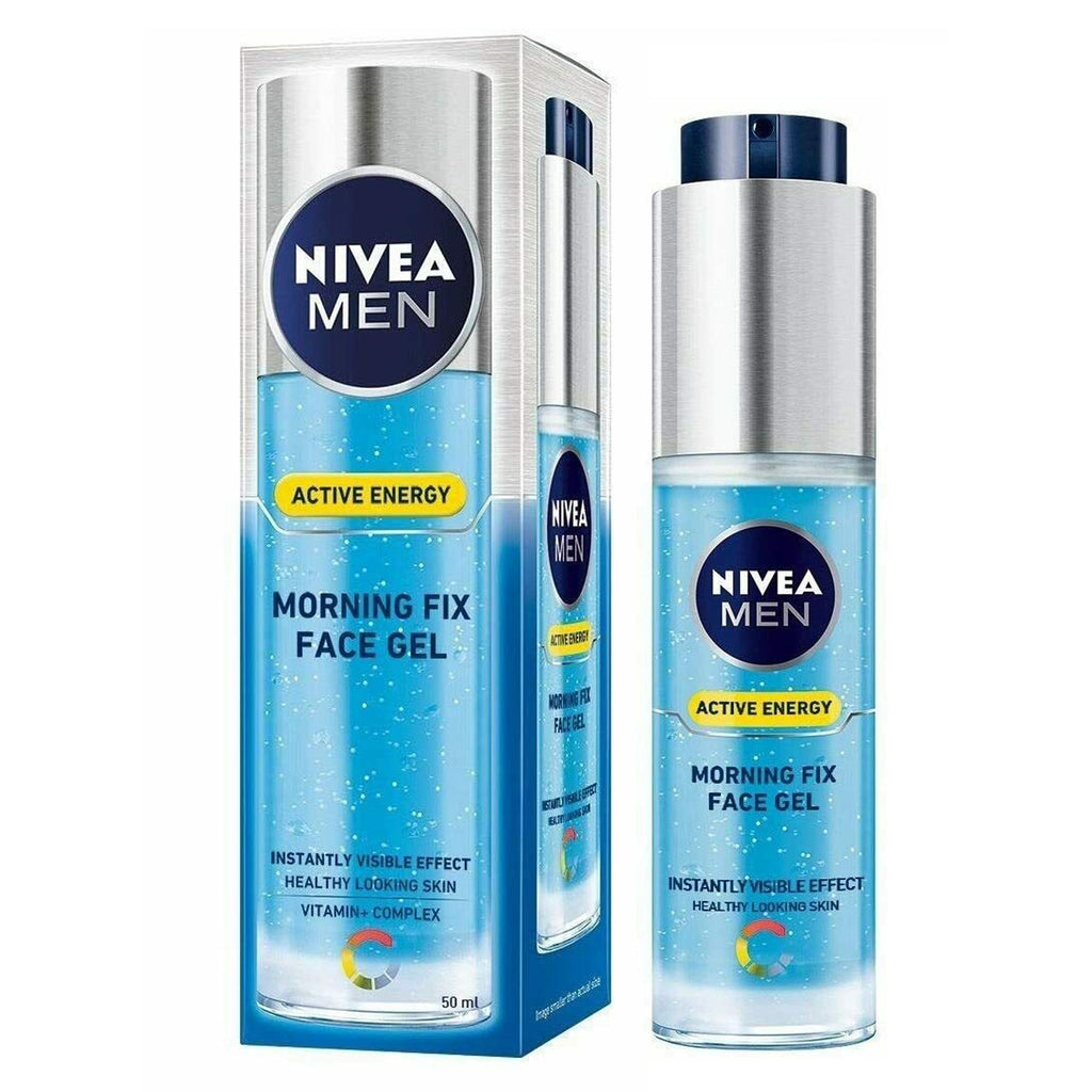 Nivea Men Active Skin Energy Morning Fix Face Gel Moisturiser 50ml