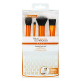Real Techniques Flawless Base 4 piece Brush Set with Brush Cup