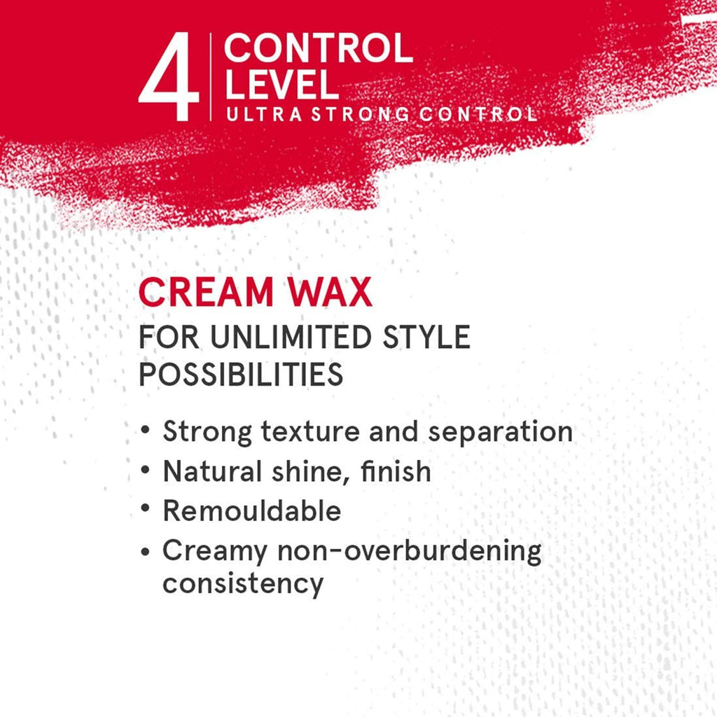 Schwarzkopf Osis+ Plus FLEXWAX Ultra-Strong Cream Wax 85ml
