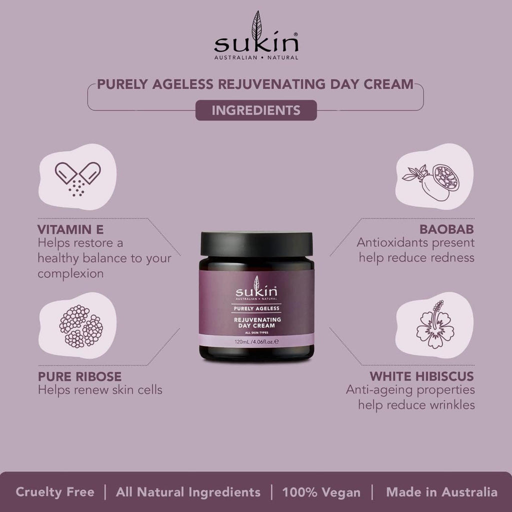 Sukin Natural Purely Ageless Rejuvenating Day Cream 120ml