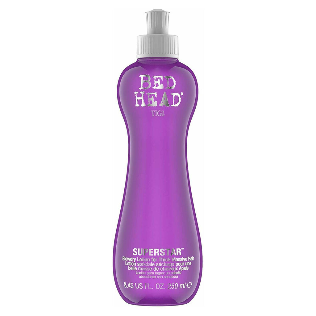 TIGI Bed Head SUPERSTAR Blow Dry Lotion for Thick Massive Hair 250 ml