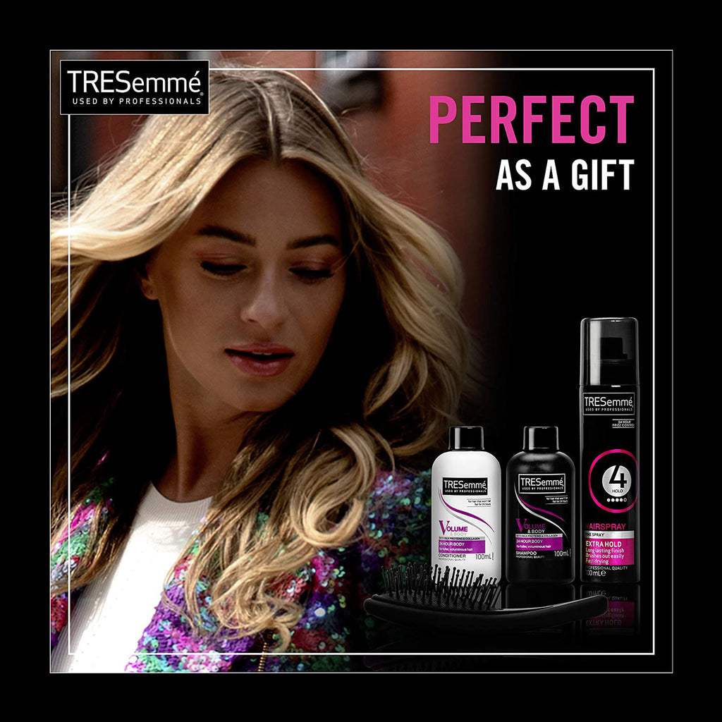 TRESemme Perfect Everyday Hair Gift Set with Shampoo, Conditioner, Hairspray & Hair Brush