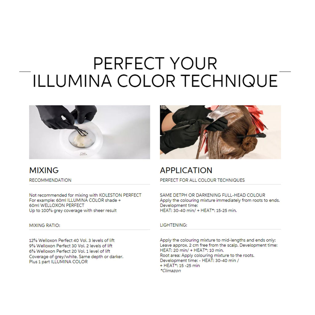 Wella Illumina Color Permanent Hair Colour Cream 60ml (VARIOUS COLOURS)