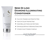 Alfaparf Semi Di Lino Diamond Illuminating Conditioner for Normal Hair (VARIOUS SIZES)