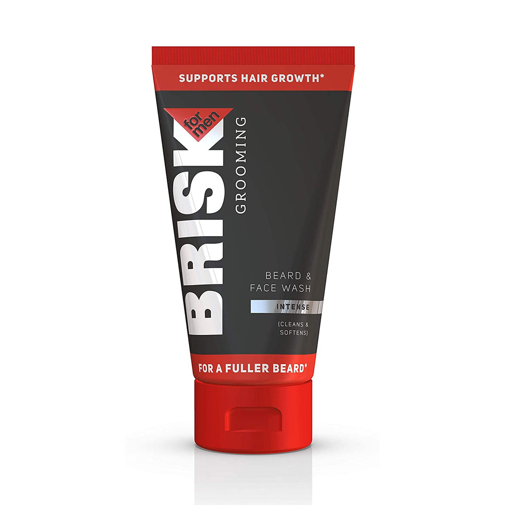 Brisk Grooming For Men - Intense Beard & Face Wash 150ml