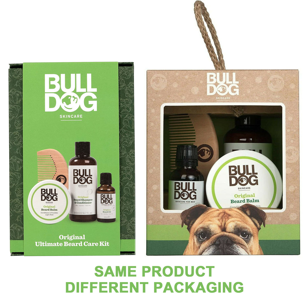 Bulldog Original ULTIMATE BEARD CARE KIT - Beard Oil, Balm, Shampoo and Comb