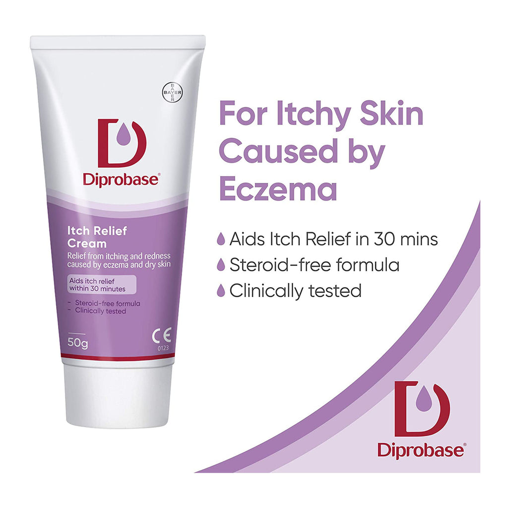 Diprobase Cream Relief from Redness and itching - Steroid Free 50g