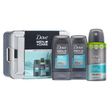 Dove Men+ Care Mini Essentials Tin Gift Set - Travel Size Body Wash Body Spray