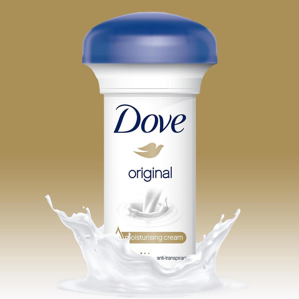 Dove Original Moisturising Cream Deodorant 50ml - 6 PACK