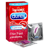 Durex Thin Feel For Greater Sensitivity Condoms - 12 Pack