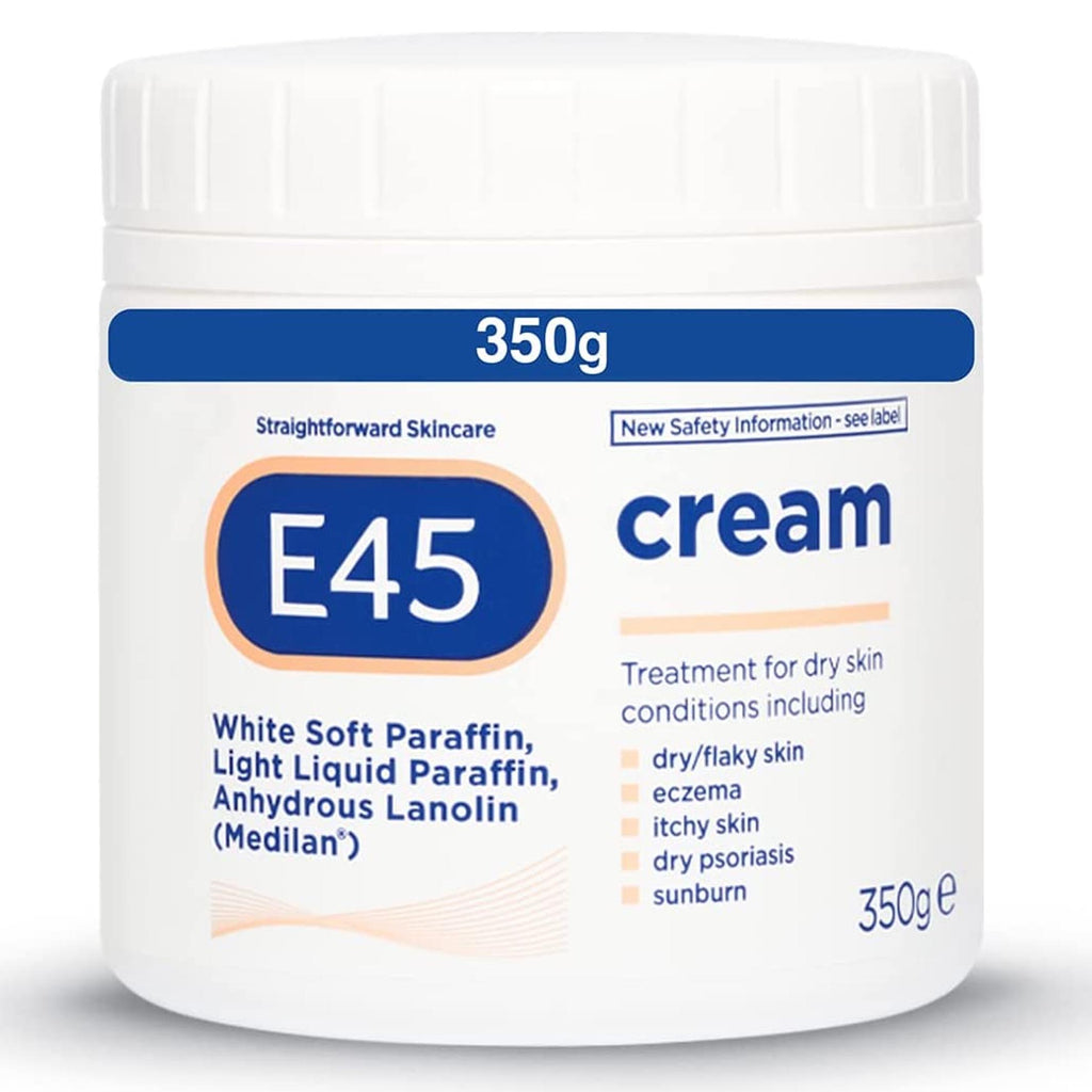 E45 Cream Treatment for Dry Skin and Eczema (VARIOUS SIZES)