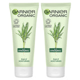 2 PACK - Garnier Organic Refreshing Lemongrass Daily Moisturiser 50ml