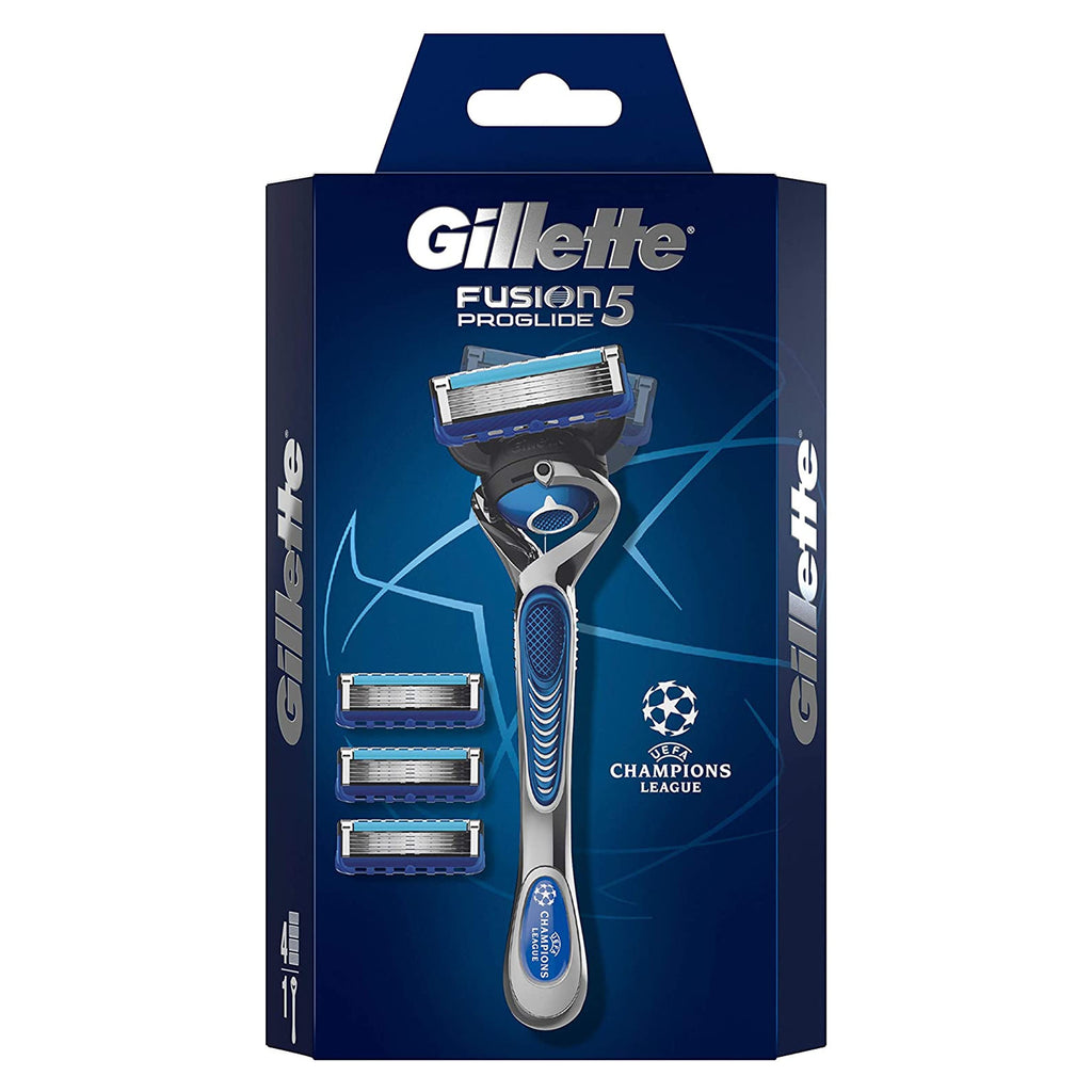 Gillette Fusion 5 ProGlide Starter Pack with Razor and 4 Replacement Blades