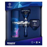 Gillette Mach3 Turbo Gift Set with Shaving Gel 75ml + Razor + Travel Case