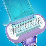 Gillette Venus Extra Smooth Swirl Razor Starter Pack 3 Refill Blades For Women