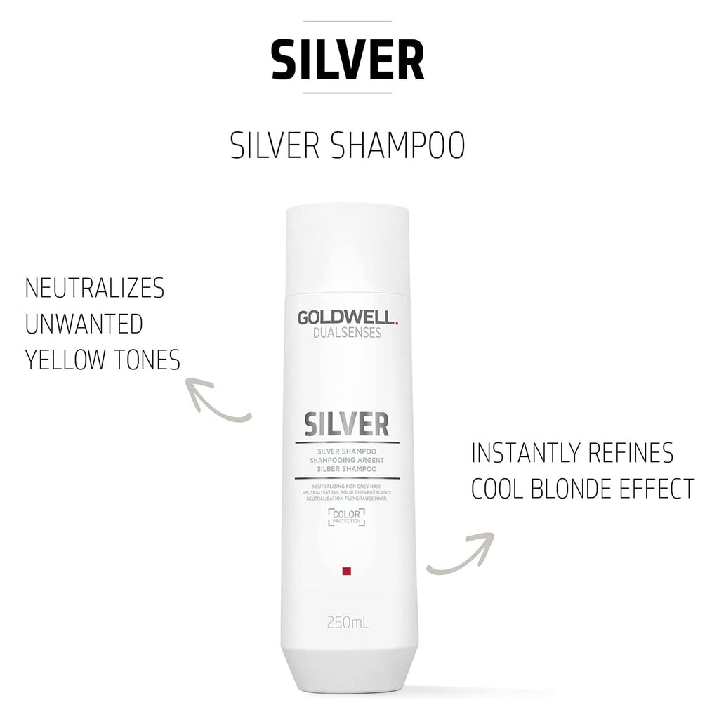 Goldwell Dualsenses SILVER SHAMPOO Neutralizing For Grey Hair 250ml