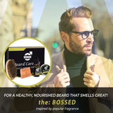 Urbane Men Beard Care Kit Premium Scented Beard Oil Balm Brush Comb - The Bossed