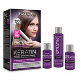 Kativa Keratin And Argan Oil EXPRESS Brazilian Hair Straightening Treatment Kit