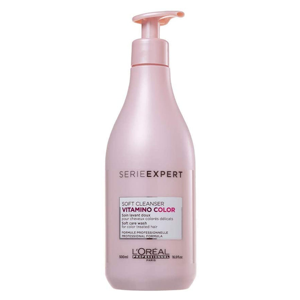 L'Oreal Serie Expert Vitamino Color Soft Cleanser Shampoo (VARIOUS SIZES)