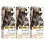 3 PACK - L'Oreal Age Perfect Colour Care Grey Hair Non-Permanent - Choose Yours