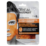 L'Oreal Men Expert Hydra Energetic Recharging Tissue Face Mask - 3 PACK