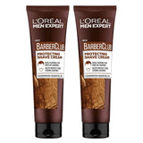 2 PACK - L'Oreal Men Expert Barber Club Protecting Shave Cream Precise Shaping