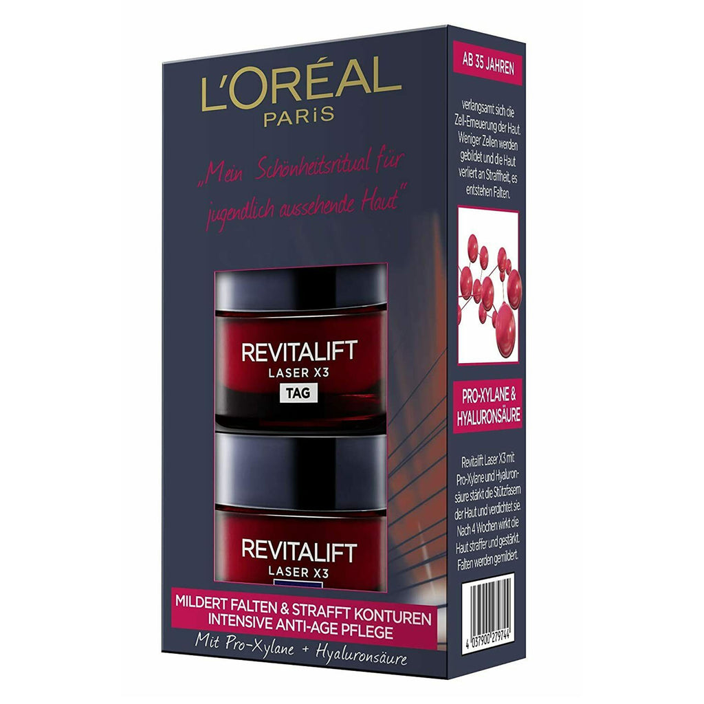 L'Oreal Revitalift Laser Duo Set Day Cream 15ml & Night Cream 15ml Gift Set