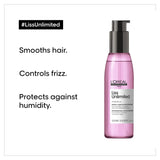 L'Oreal Serie Expert Liss Unlimited Anti-Frizz Smoothing Serum with Primrose Oil 125ml