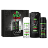 Lynx 25 Years AFRICA TRIO Gift Set with Bodyspray, Bodywash & Anti-Perspirant