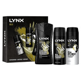 Lynx GOLD Trio Gift Set with Bodyspray, Bodywash & Anti-Perspirant