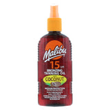 Malibu Bronzing Tanning Oil SPRAY With Coconut SPF 15 Water Resistant 200ml
