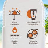 Malibu Sun Protection Lotion FOR KIDS SPF 50 Water Resistant (VARIOUS SIZES)