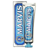 Marvis Toothpaste Aquatic Mint 85ml - Removes Plaque For Sparkling White Smile